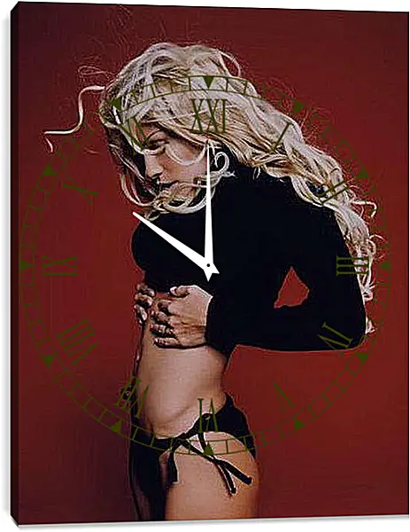 Часы картина - Pamela Anderson - Памела Андерсон

