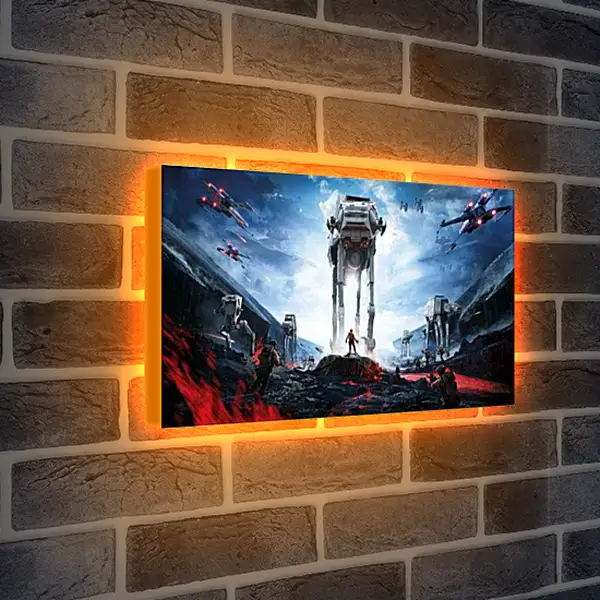 Лайтбокс световая панель - Star Wars Battlefront