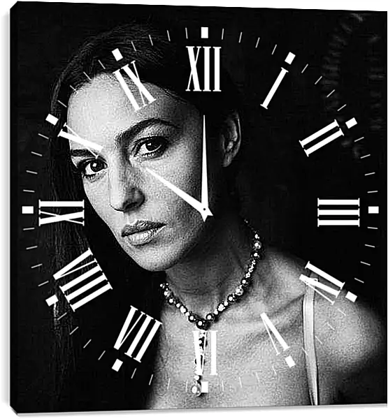 Часы картина - Моника Беллуччи (Monica  Bellucci)