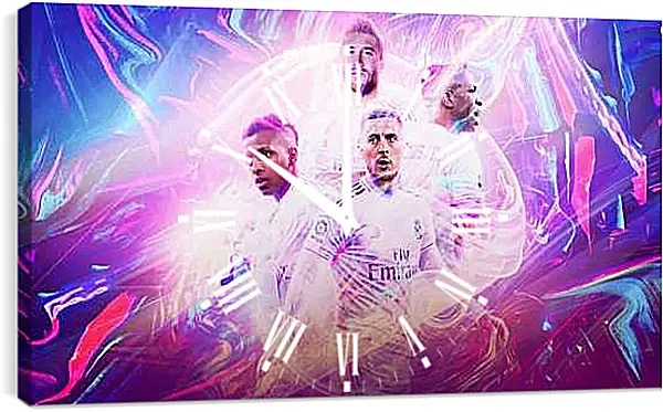 Часы картина - ФК Реал Мадрид. FC Real Madrid