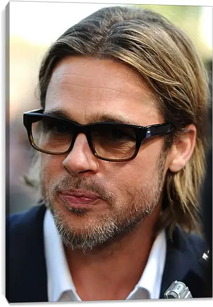 Постер на подрамнике - Брэд Питт. Brad Pitt