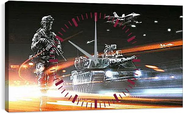 Часы картина - Battlefield 3