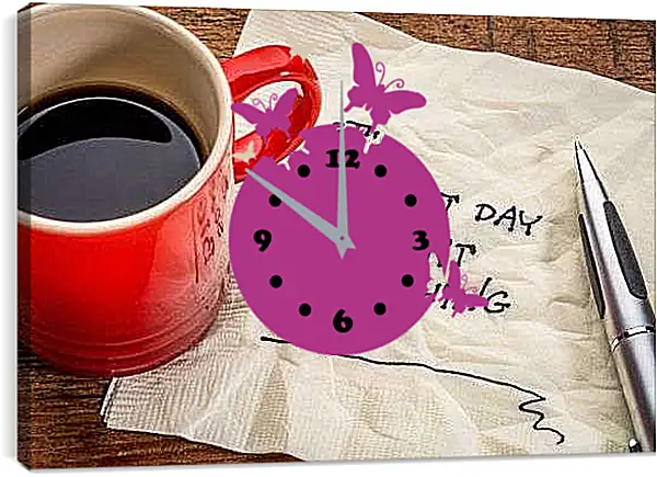 Часы картина - Отличный день