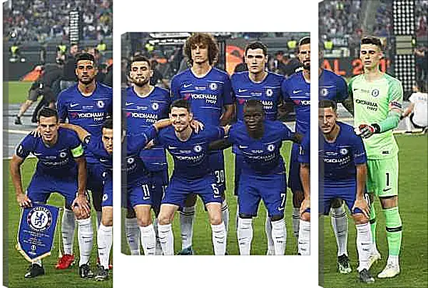 Модульная картина - Фото перед матчем ФК Челси. FC Chelsea