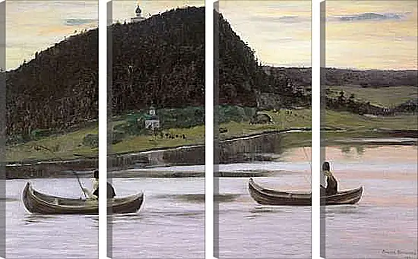 Модульная картина - Молчание. Нестеров Михаил