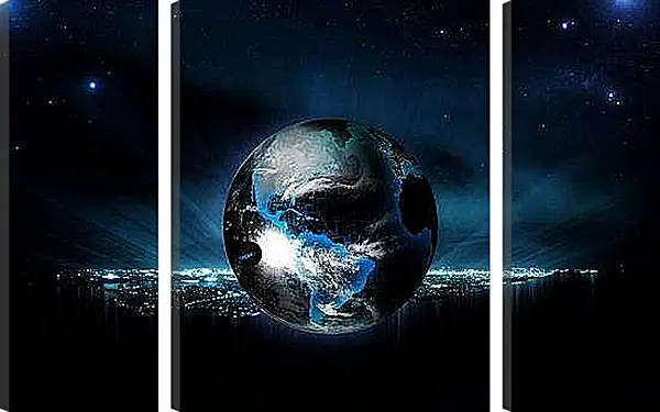 Модульная картина - Космос