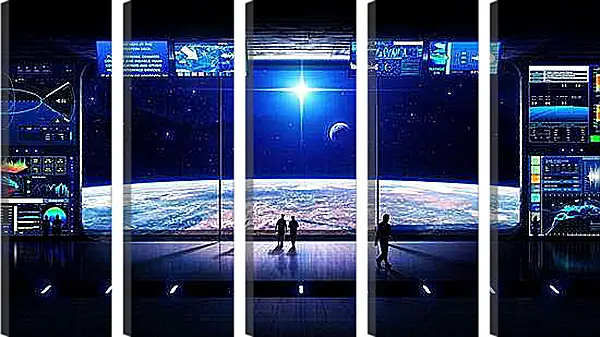 Модульная картина - Космос