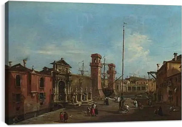 Постер на подрамнике - The Arsenal. Франческо Гварди