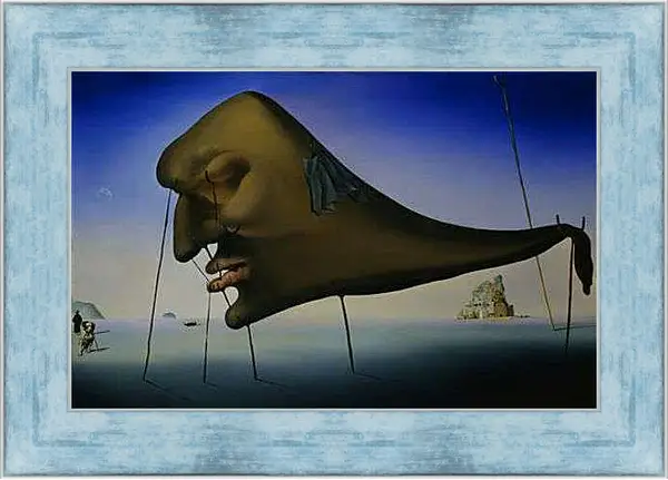 Картина в раме - Sleep. Сальвадор Дали