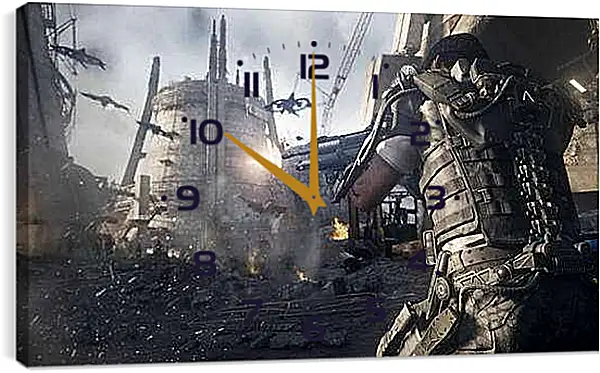 Часы картина - Call Of Duty: Advanced Warfare