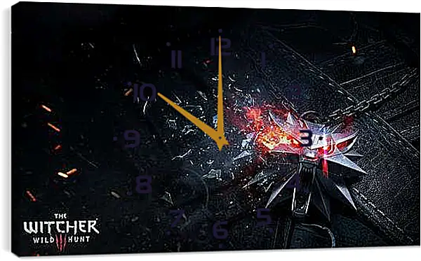 Часы картина - The Witcher 3: Wild Hunt