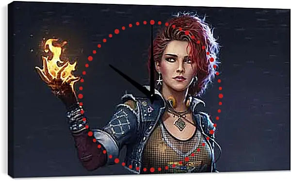 Часы картина - The Witcher (Ведьмак), Трисс Меригольд