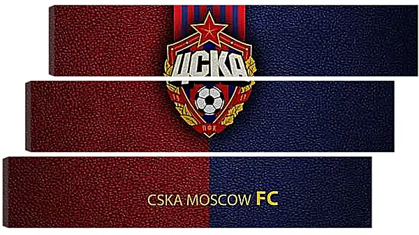 Модульная картина - Эмблема ФК ЦСКА Москва