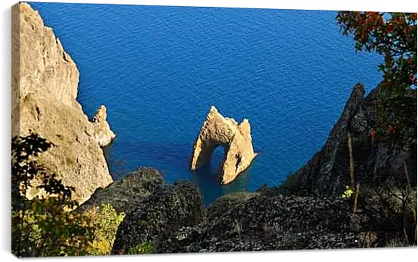 Постер на подрамнике - Золотые Ворота. Крым