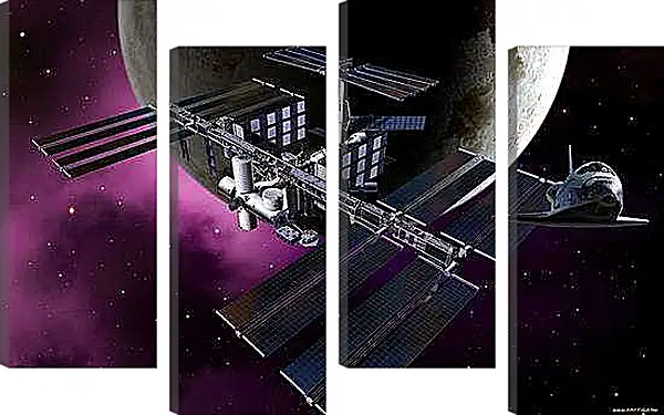 Модульная картина - Космос