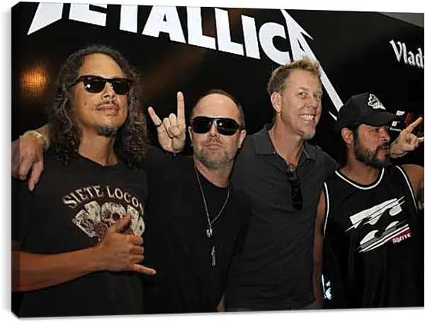 Постер на подрамнике - Металлика. Metallica