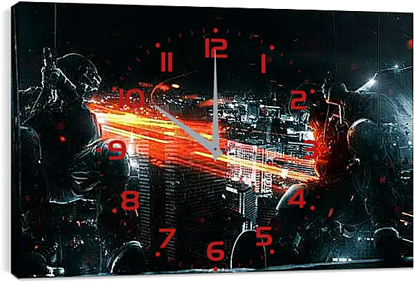 Часы картина - Battlefield 3
