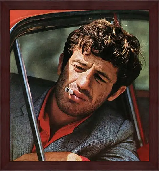 Картина в раме - Жан-Поль Бельмондо. Jean-Paul Belmondo
