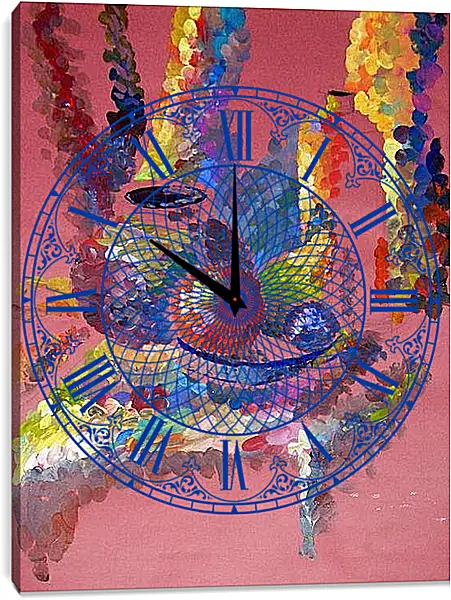 Часы картина - Натюрморт