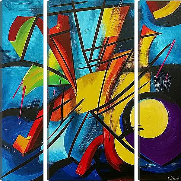 Модульная картина - Абстракционизм Кубизм 1