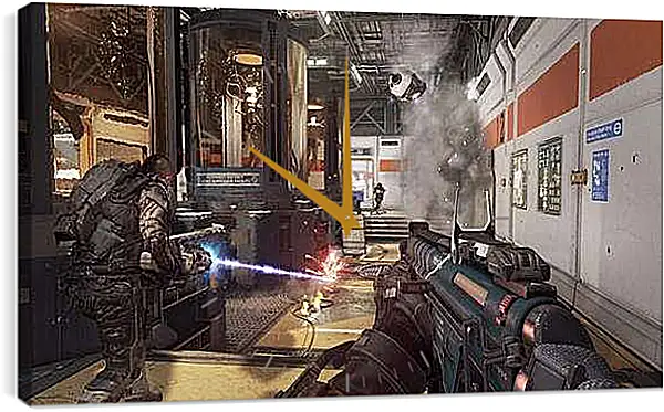 Часы картина - Call Of Duty: Advanced Warfare