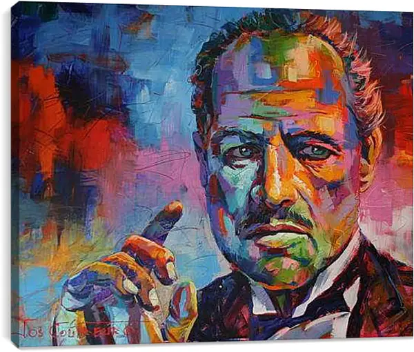 Постер на подрамнике - Крестный отец