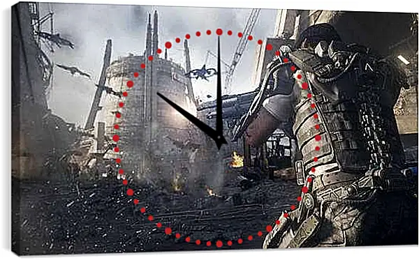 Часы картина - Call Of Duty: Advanced Warfare