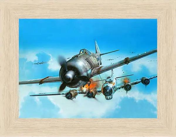 Картина в раме - Самолет