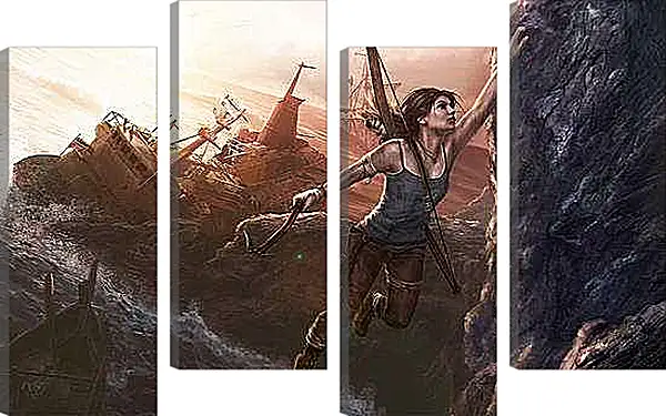 Модульная картина - Tomb Raider
