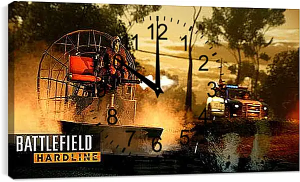 Часы картина - Battlefield: Hardline