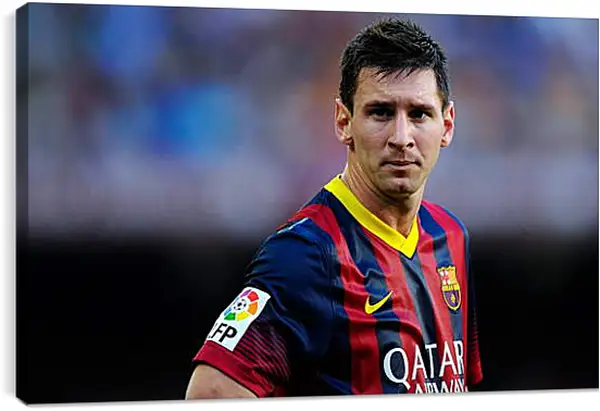 Постер на подрамнике - Лионель Месси (Lionel Andres Messi)
