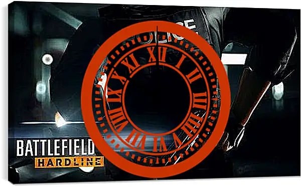 Часы картина - Battlefield: Hardline