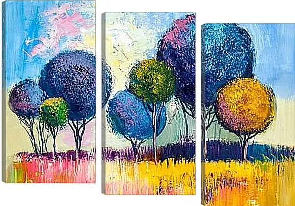 Модульная картина - На лугу