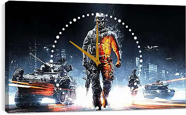 Часы картина - Battlefield 3