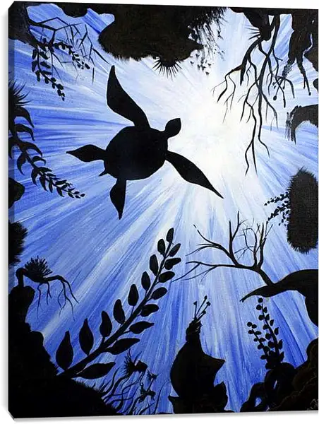 Постер на подрамнике - Подводный мир