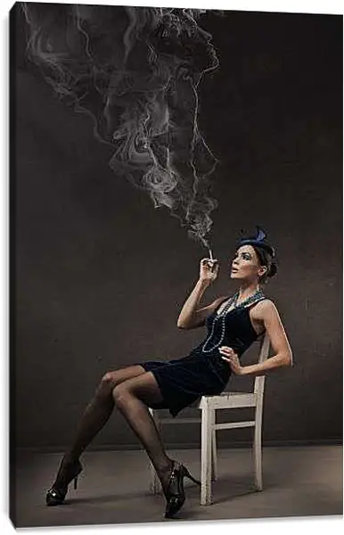 Постер на подрамнике - Дым