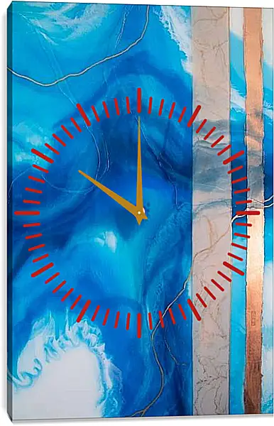 Часы картина - Abstraction ocean5. Mari Dein