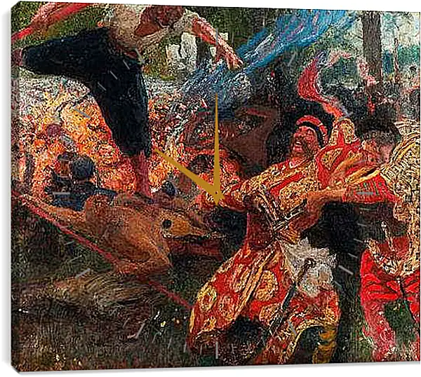 Часы картина - Гопак. Илья Репин