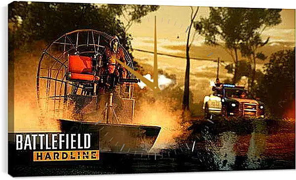 Часы картина - Battlefield: Hardline