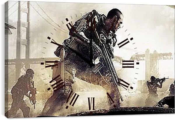 Часы картина - Call Of Duty: Advanced Warfare