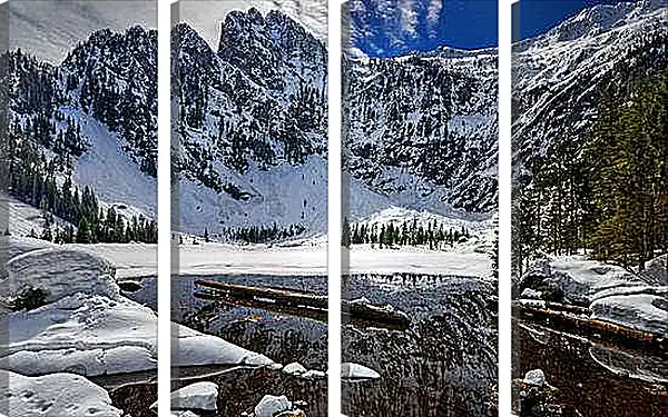 Модульная картина - Зима