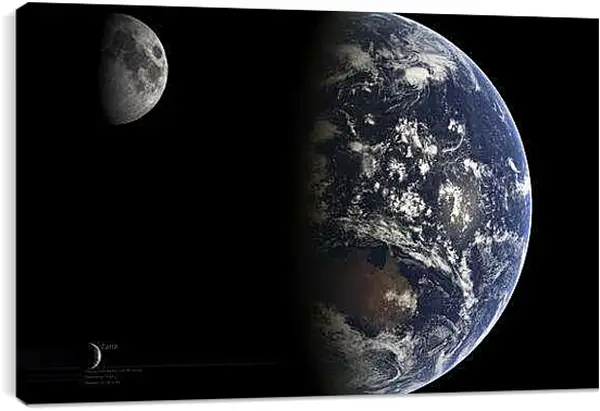 Постер на подрамнике - Космос