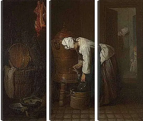 Модульная картина - La Fontaine (The Water Cistern). Жан Батист Симеон Шарден