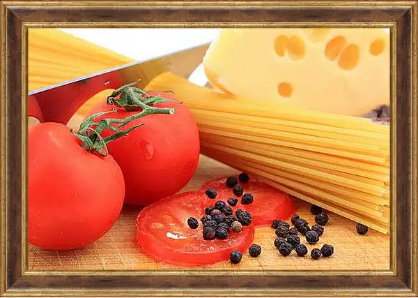 Картина в раме - Паста Италия. Итальянская Симфония.