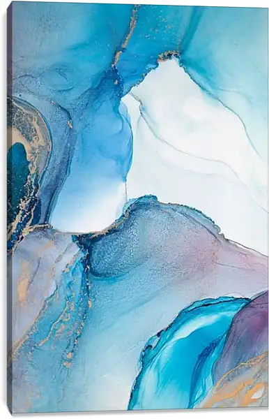 Постер на подрамнике - Abstract blue. Mari Dein