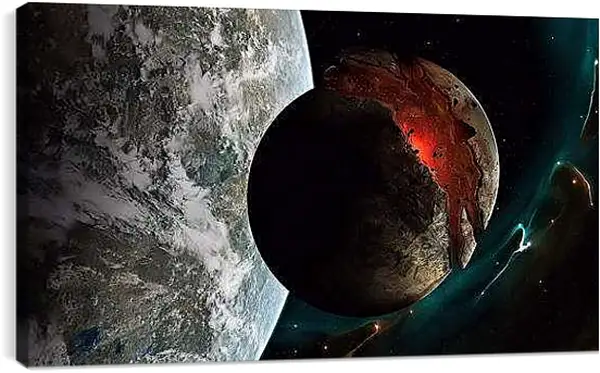 Постер на подрамнике - Космос