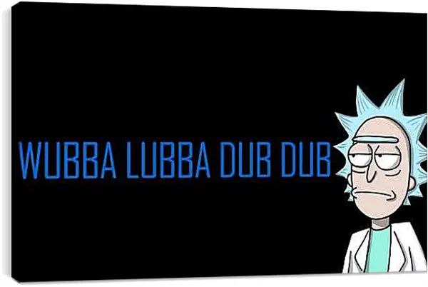 Постер на подрамнике - Рик и Морти