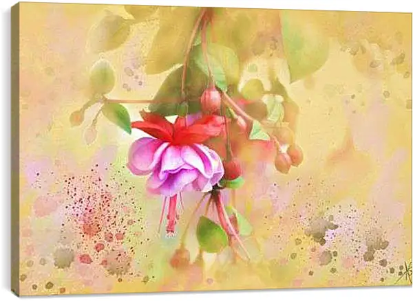 Постер на подрамнике - Бутоны