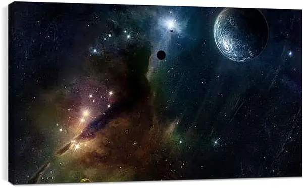 Постер на подрамнике - Космос