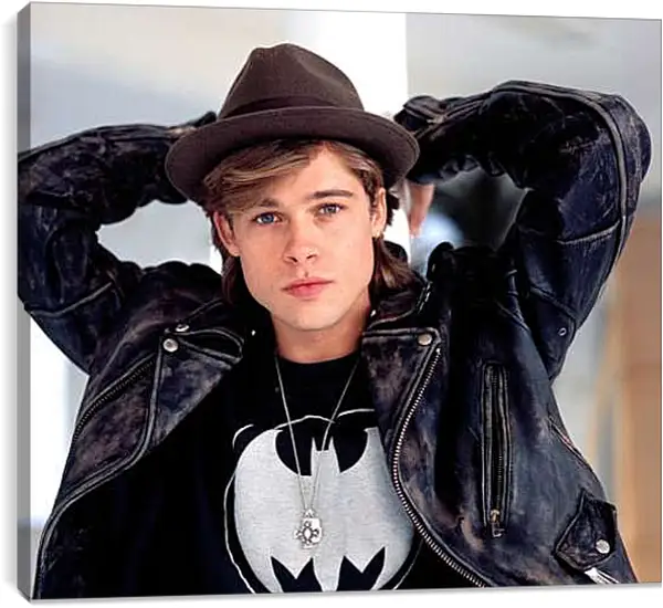 Постер на подрамнике - Брэд Питт. Brad Pitt